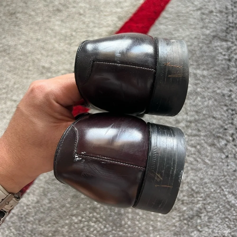 Johnston & Murphy Shiny Leather Upper Oxford Dress Shoes